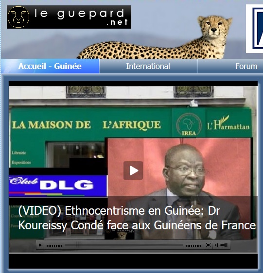 Ethnocentrisme en Afrique de l'Ouest: Dr Koureissy Condé face aux Guinéens de France